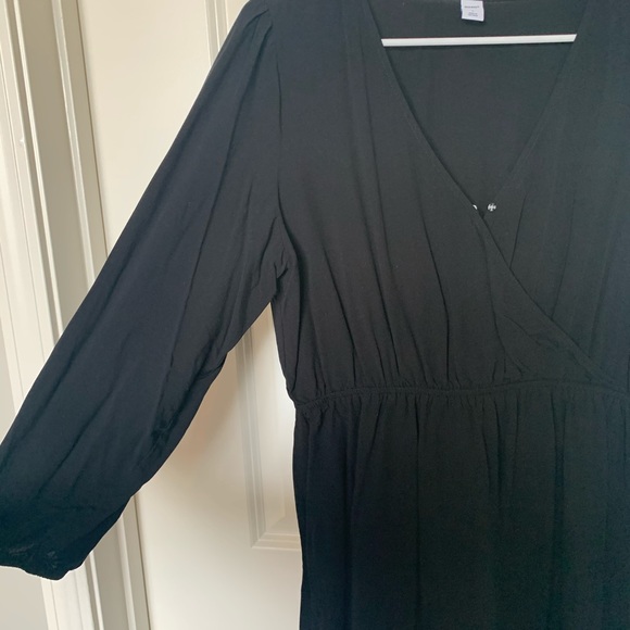Black old navy long sleeve dress - Picture 4 of 4